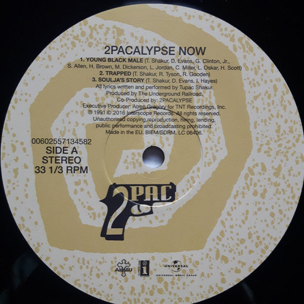 2Pac : 2Pacalypse Now (2xLP, Album, RE, 180)