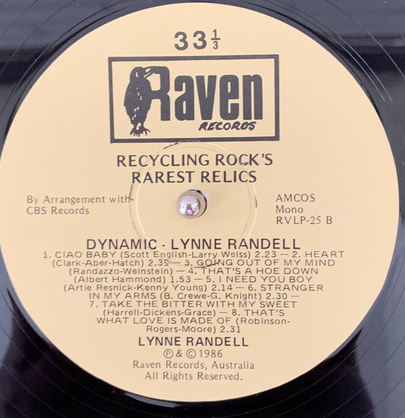 Lynne Randell : Dynamic (LP, Comp)