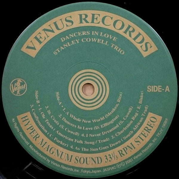 Stanley Cowell Trio : Dancers In Love (LP, Album, 180)