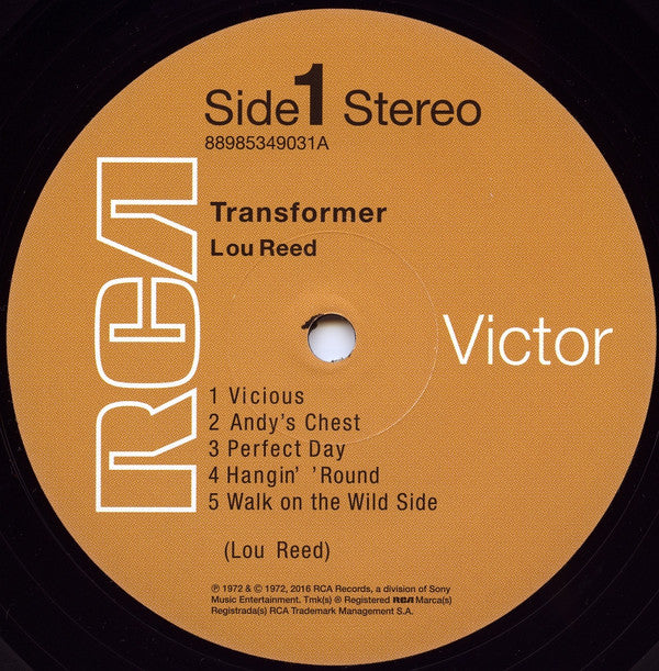 Lou Reed : Transformer (LP, Album, RE, RM)