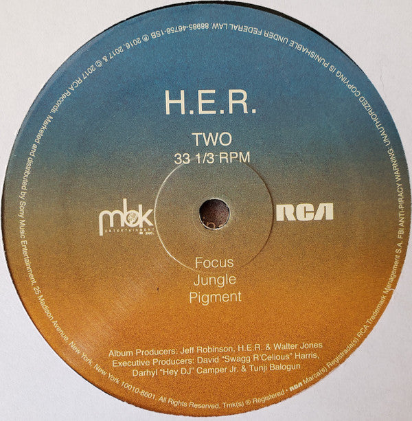 H.E.R. (2) : H.E.R. (2xLP, Comp)