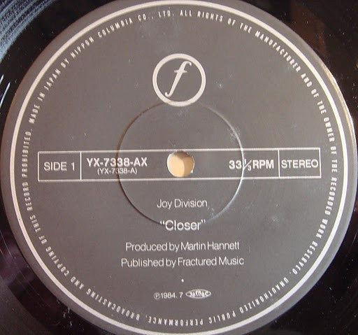 Joy Division : Closer (LP, Album)