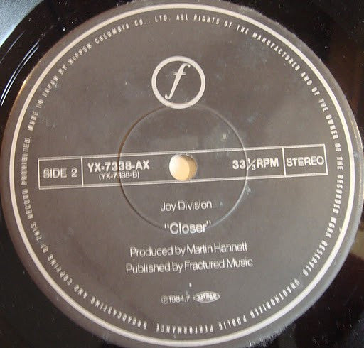 Joy Division : Closer (LP, Album)