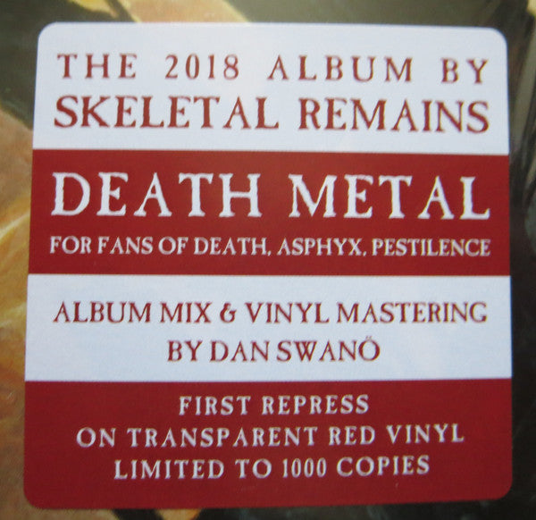 Skeletal Remains (3) : Devouring Mortality (LP, Album, Ltd, RE, Red)