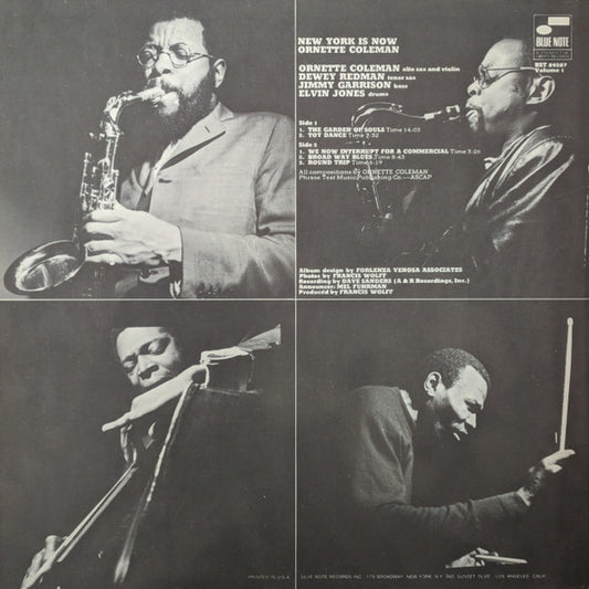 Ornette Coleman : New York Is Now! (LP, Album, Uni)