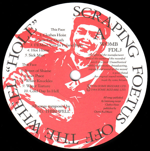 Scraping Foetus Off The Wheel* : Hole (LP, Album)