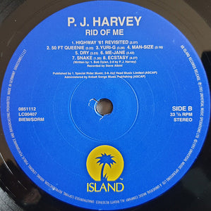 P J Harvey* : Rid Of Me (LP, Album, RE, 180)