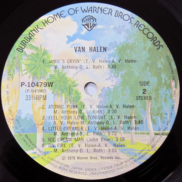 Van Halen : Van Halen = 炎の導火線 (LP, Album)