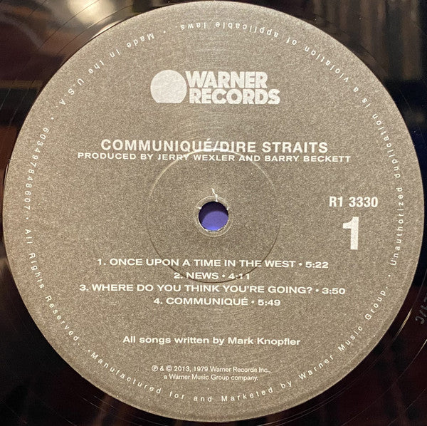 Dire Straits : Communiqué (LP, Album, RE, 180)
