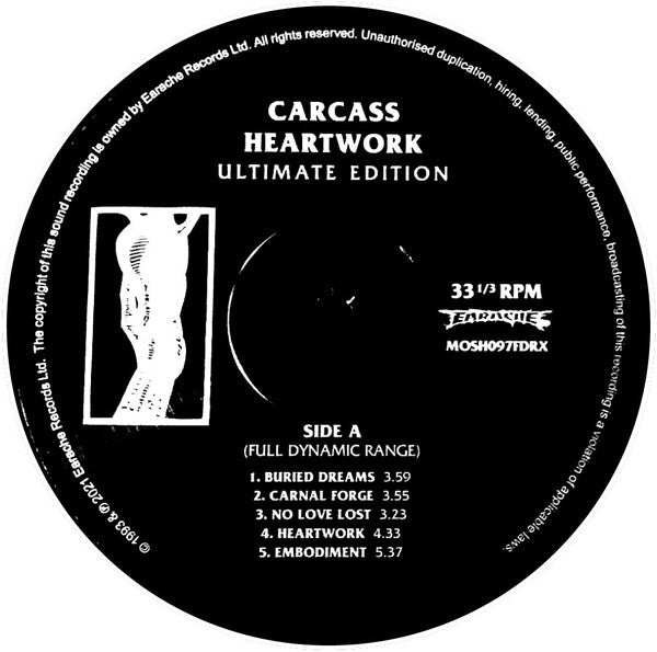 Carcass : Heartwork (Ultimate Edition) (LP, Album, RE, RM + LP)