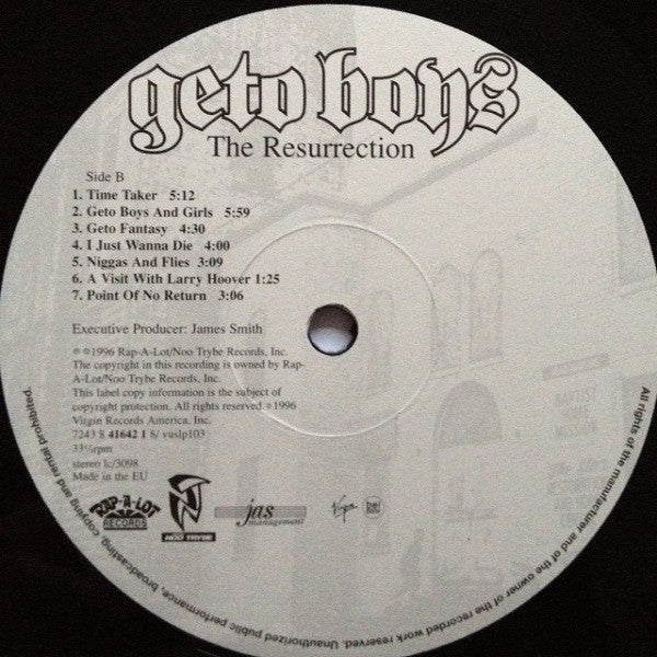 Geto Boys : The Resurrection (LP, Album)