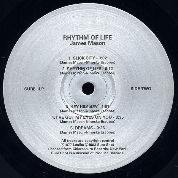 James Mason : Rhythm Of Life (LP, Album, RE)