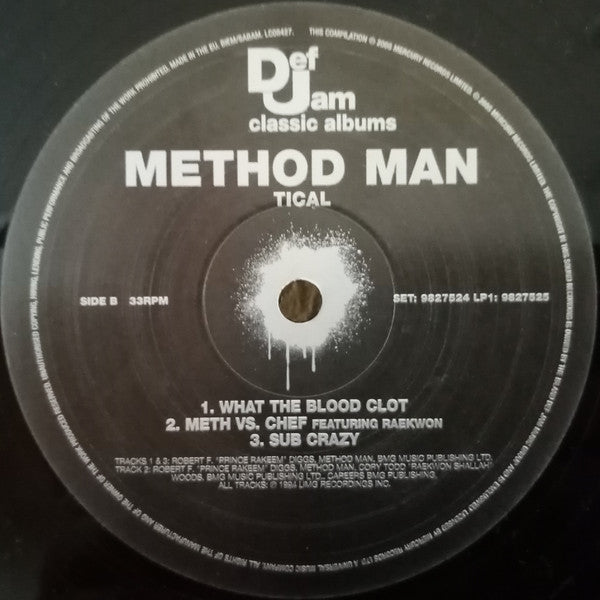 Method Man : Tical (2xLP, Album, RE)