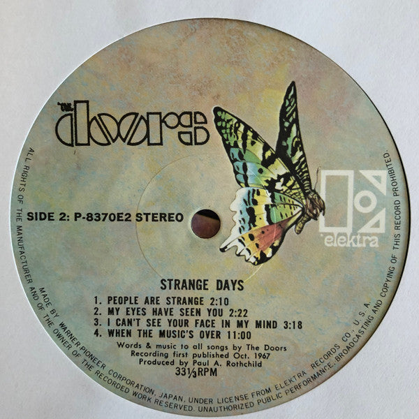 The Doors : Strange Days (LP, Album, RE, 3rd)