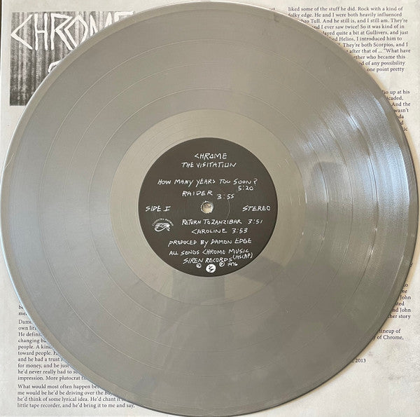 Chrome (8) : The Visitation (LP, Album, Ltd, RE, Sil)