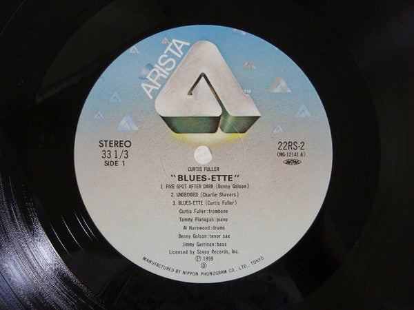 Curtis Fuller : Blues-ette (LP, Album, RE)
