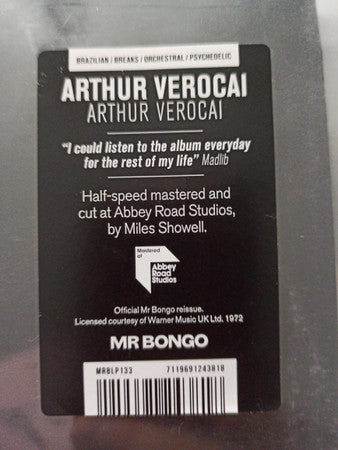 Arthur Verocai : Arthur Verocai (LP, Album, RE, RM, Gat)