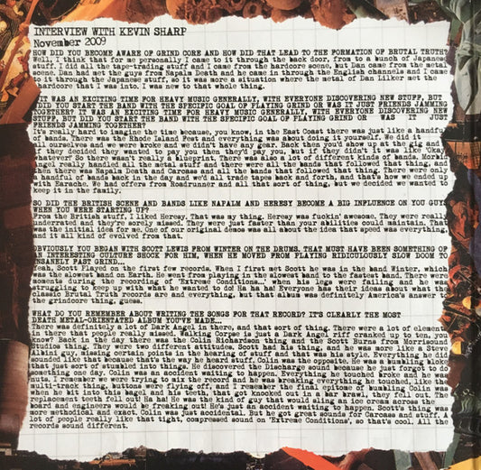 Brutal Truth : Extreme Conditions Demand Extreme Responses (LP, Album, RE, RM)