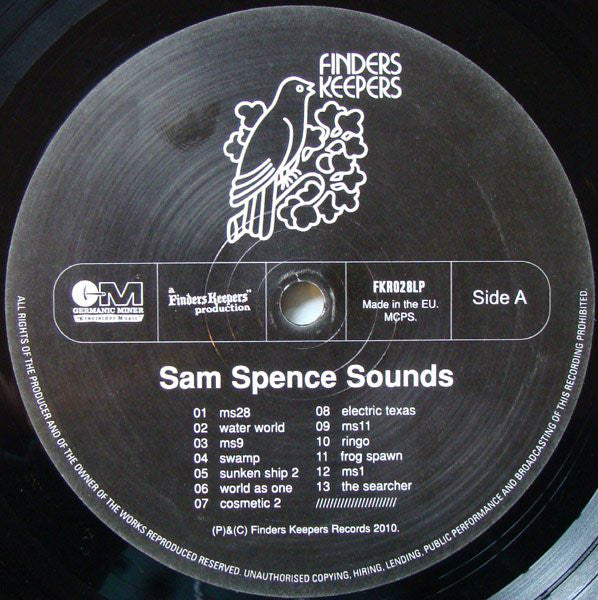 Sam Spence : Sounds (LP, Comp)