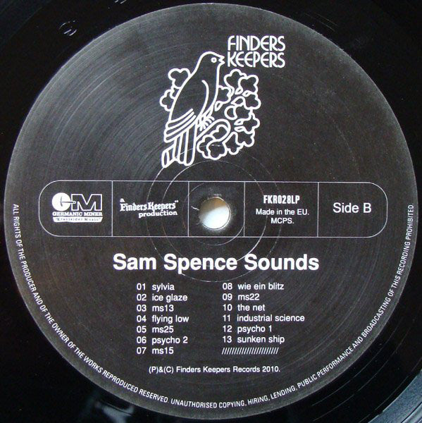 Sam Spence : Sounds (LP, Comp)