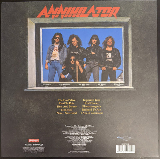 Annihilator (2) : Never, Neverland (LP, Album, RE, 180)