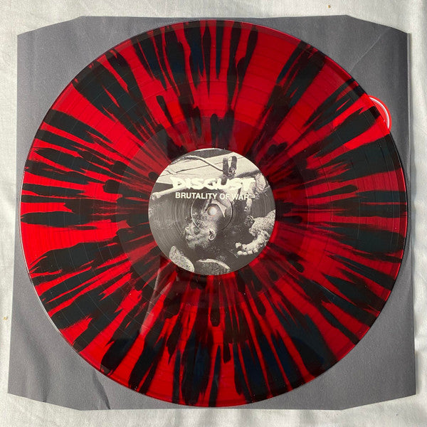 Disgust : Brutality Of War (LP, Album, Ltd, RE, Red)