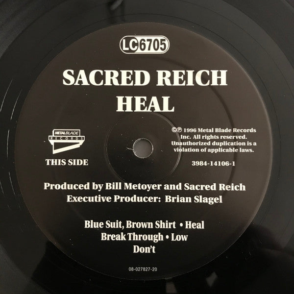 Sacred Reich : Heal (LP, Album)