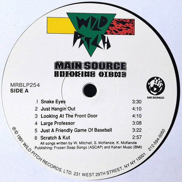 Main Source : Breaking Atoms (LP, Album, RE)