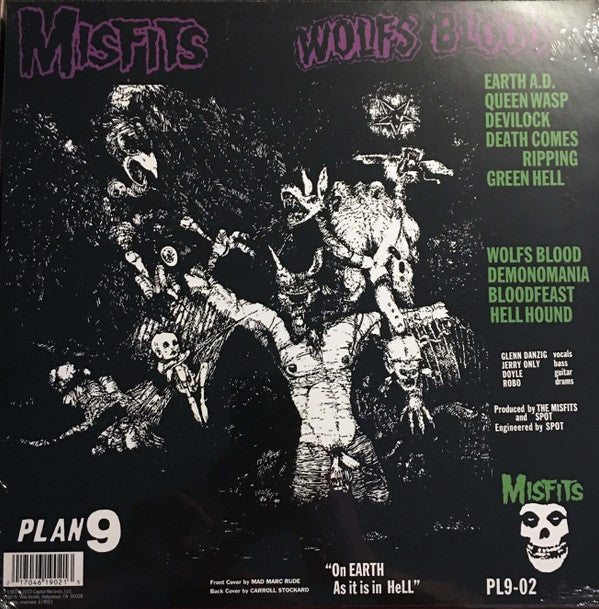 Misfits : Earth A.D. / Wolfs Blood (LP, Album, RE, RP)