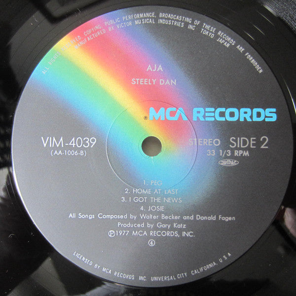 Steely Dan : Aja (LP, Album, RE)