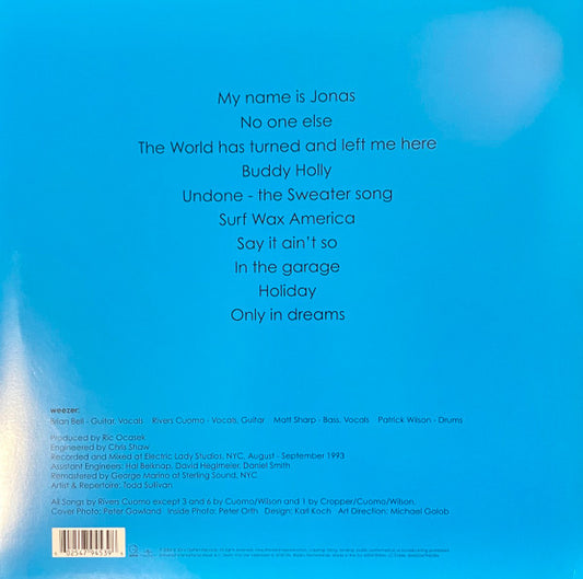 Weezer : Weezer (LP, Album, RE, RM, Tak)