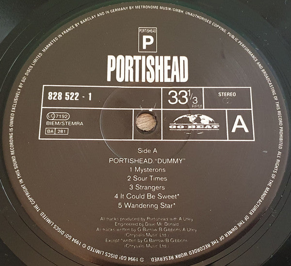 Portishead : Dummy (LP, Album)
