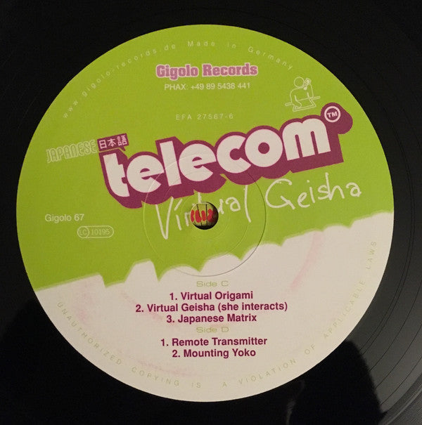 Japanese Telecom : Virtual Geisha (2x12", Album)