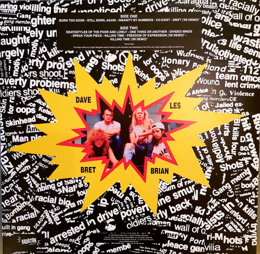 Cryptic Slaughter : Speak Your Peace (LP, Album, Ltd, RE)