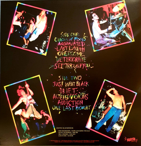 Cryptic Slaughter : Stream Of Consciousness (LP, Album, Ltd, RE)