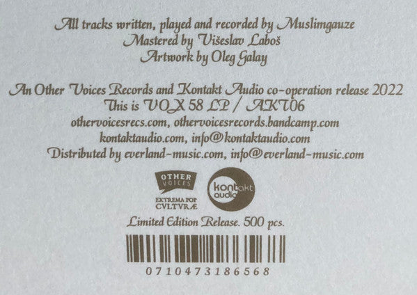 Muslimgauze : Khan Younis (LP, Comp, Ltd, RM)