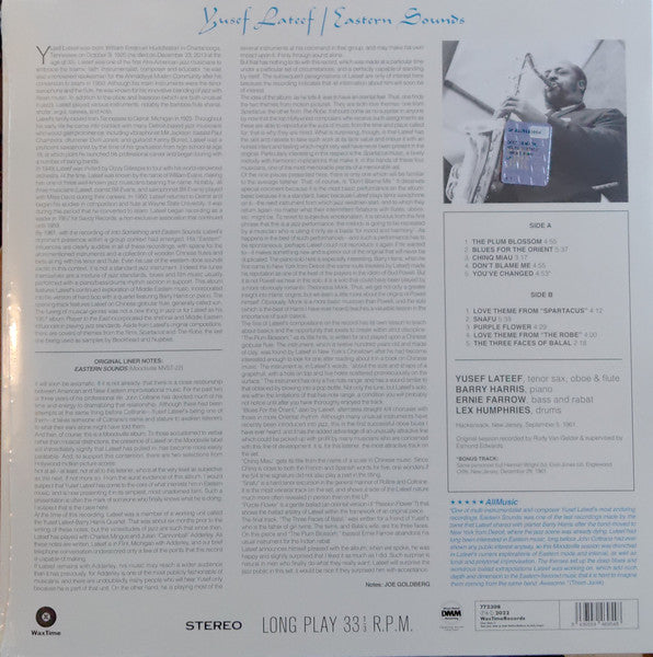 Yusef Lateef : Eastern Sounds (LP, Album, Ltd, RE, RM, 180)