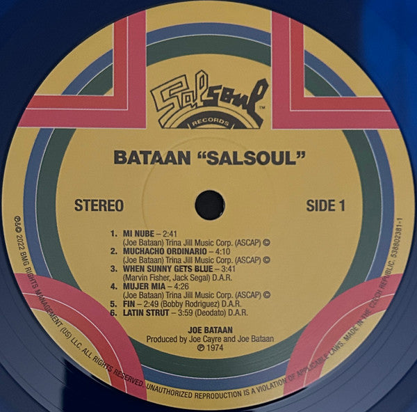 Joe Bataan : Salsoul (LP, Ltd, RE, Blu)