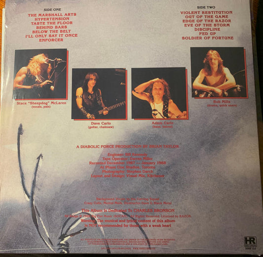 Razor (2) : Violent Restitution (LP, RE)