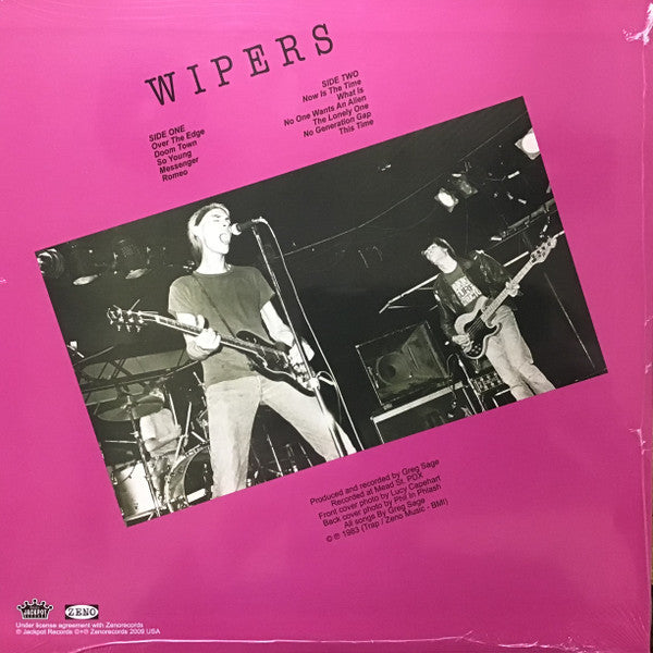 Buy Wipers Over The Edge (LP, Album, RE, RM, RP) Online for a great
