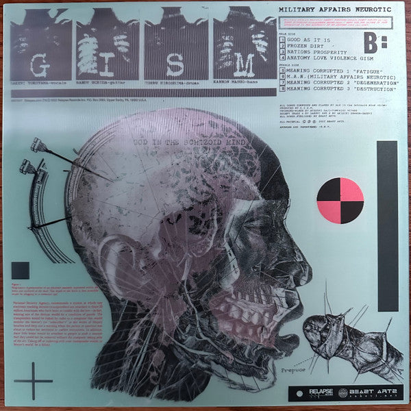 G.I.S.M. : Military Affairs Neurotic (LP, Album, Dlx, Ltd, RE, RM, Cok)