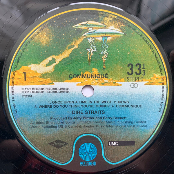 Dire Straits : Communiqué (LP, Album, RE, RM, RP)