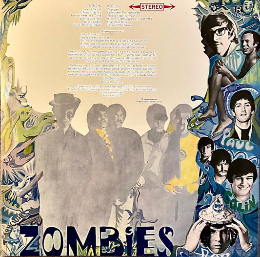 The Zombies : Odessey And Oracle (LP, Album, RE, RM, Ora)