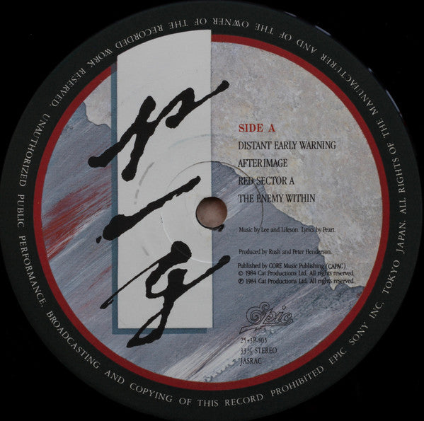 Rush : Grace Under Pressure (LP, Album)