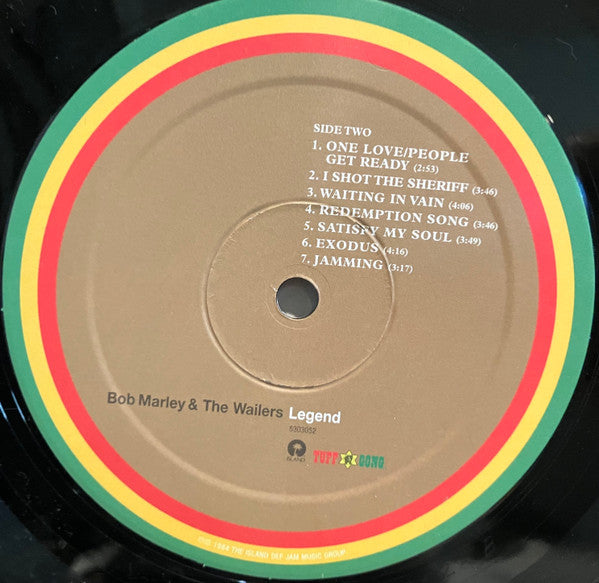 Bob Marley & The Wailers : Legend - The Best Of Bob Marley & The Wailers (LP, Comp, RE, 180)