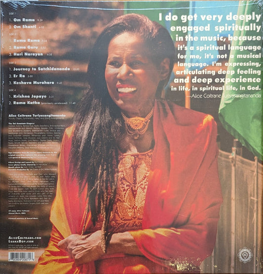 Alice Coltrane Turiyasangitananda* : World Spiritually Classics 1: The Ecstatic Music Of Alice Coltrane Turiyasangitananda (2xLP, Comp, RP)