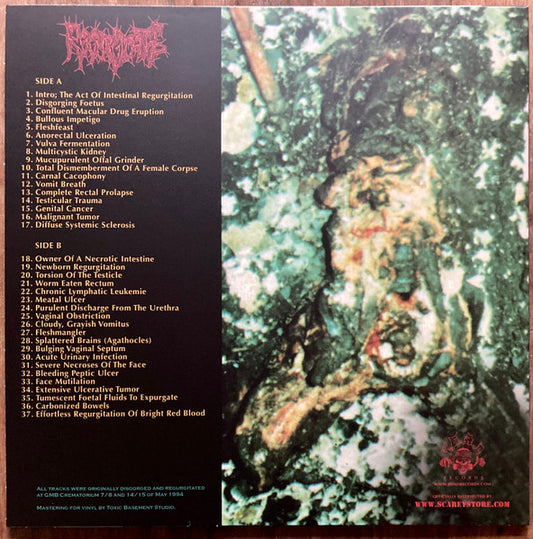 Regurgitate : Effortless Regurgitation Of Bright Red Blood (LP, Album, Ltd, RE)