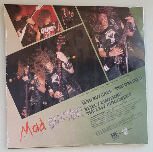 Destruction : Mad Butcher (12", MiniAlbum, Ltd, RE, RP, Whi)