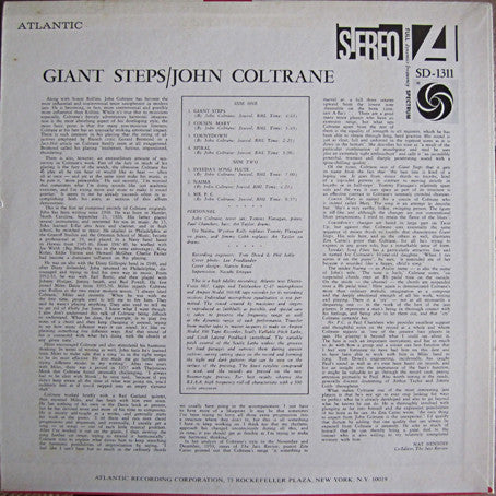 John Coltrane = ジョン・コルトレーン* : Giant Steps = ジャイアント・ステップス (LP, Album, RE)