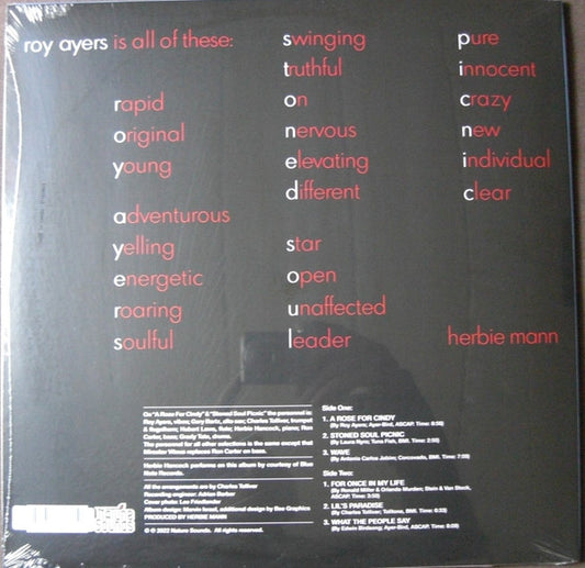 Roy Ayers : Stoned Soul Picnic (LP, Album, RE)